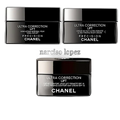 CHANEL PRECISION ULTRA CORRECTION LIFT SET 3 CREME in Stile VISO NOTTE 50GR GIORNO 50GR CONTORNO OCCHI 15GR